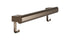 Bradley 8B1-0011896-BZ Grab Bar Oval, Stainless Satin-w/Hooks, 18" Brushed Bronze