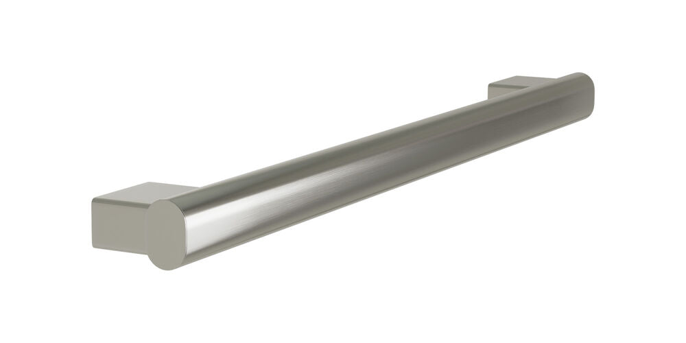 Bradley 8B1-0012400-BS Grab Bar Oval, Stainless Satin, 24" Brushed Stainless Sparrow Supply