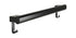 Bradley 8B1-0012496-BB Grab Bar Oval, Stainless Satin-w/Hooks, 24" Brushed Black Sparrow Supply