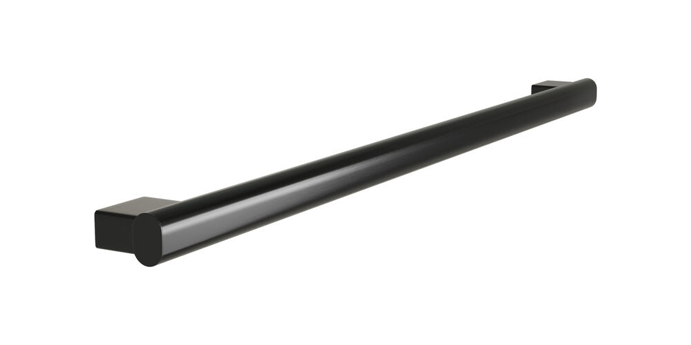 Bradley 8B1-0013600-BB Grab Bar Oval, Stainless Satin, 36" Brushed Black
