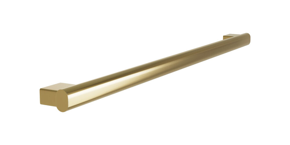 Bradley 8B1-0013600-BR Grab Bar Oval, Stainless Satin, 36" Brushed Brass