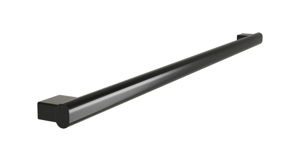 Bradley 8B1-0014200-BB Grab Bar Oval, Stainless Satin, 42" Brushed Black