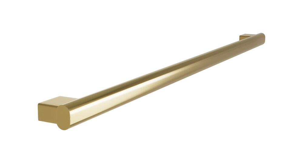 Bradley 8B1-0014200-BR Grab Bar Oval, Stainless Satin, 42" Brushed Brass