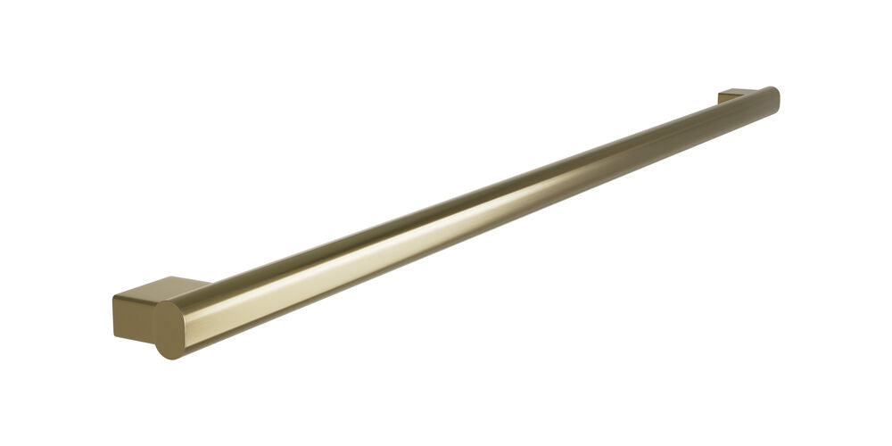 Bradley 8B1-0014800-BR Grab Bar Oval, Stainless Satin, 48" Brushed Brass