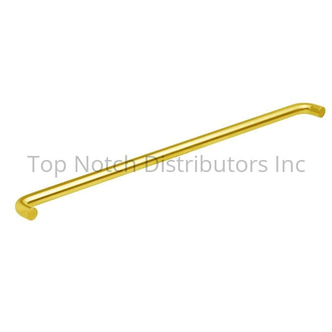 Ives 9100HD284 28" Push Bar; 1" Round and 2-1/2" Projection Satin B... Sparrow Supply