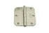 Emtek 91033US15 Pair of 3-1/2" x 3-1/2" 5/8" Radius Steel Residential Duty Hinges Satin Nickel Finish