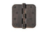 Emtek 91034US10B Pair of 4" x 4" 5/8" Radius Steel Residential Duty Hinges Oil Rubbed Bronze Finish
