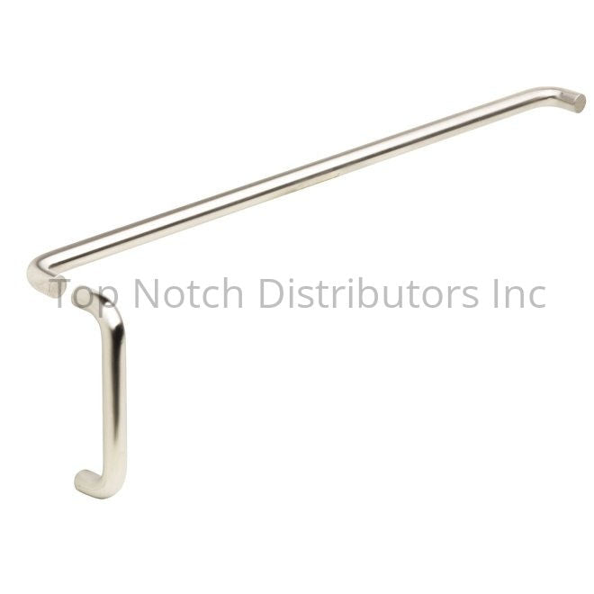 Ives 9103EZHD28026 28" Push Bar and 10" Pull Combo; 1" Round and 2-... Sparrow Supply