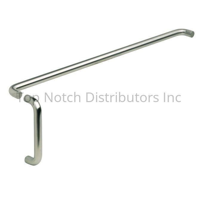 Ives 9103EZHD33815 33" Push Bar and 8" Pull Combo; 1" Round and 2-1... Sparrow Supply