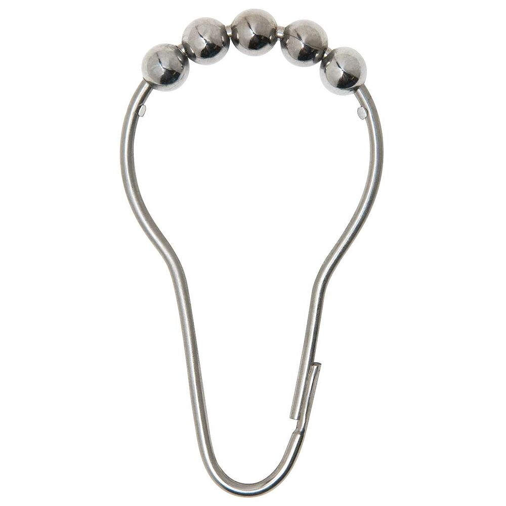 Bradley 9540-000000 Shower Curtain Hook with Rollers Sparrow Supply