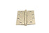 Emtek 92015US15 Pair of 4-1/2" x 4-1/2" Square Steel Heavy Duty Hinges Satin Nickel Finish