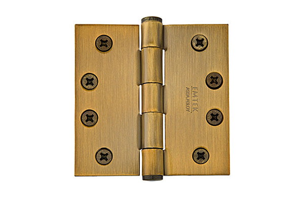 Emtek 92015US7 Full Mortise Hinges - Antique Brass Sparrow Supply