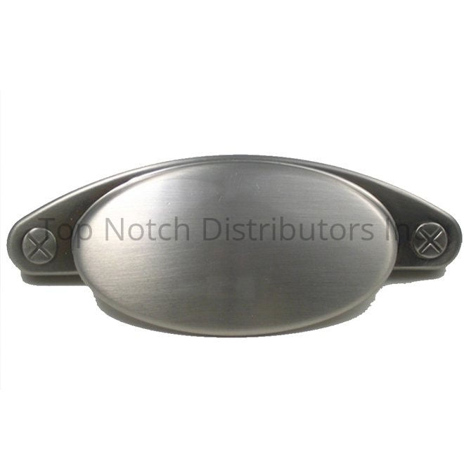 Rusticware 945SN 3" Center to Center Bin Cabinet Pull Satin Nickel Sparrow Supply