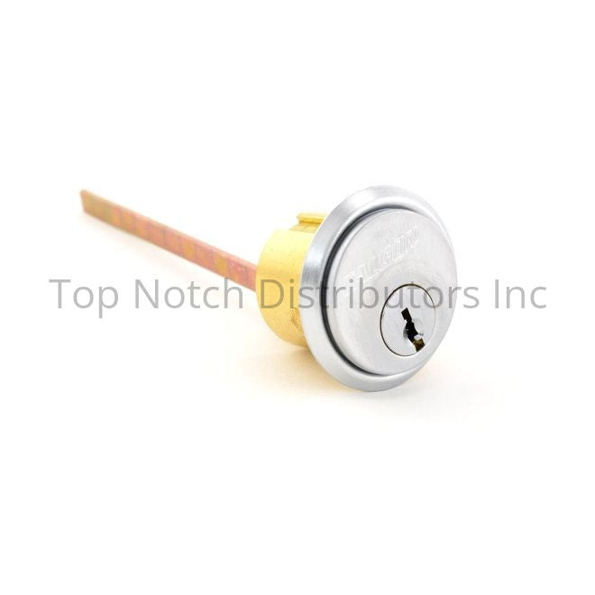 Falcon 951G6266 6 Pin Rim Cylinder G Keyway Satin Chrome Sparrow Supply
