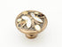 Schaub 960K-PB-AB 1-1/2" Heirloom Treasures Cabinet Knob Polished Brass Antique Brass Finish Sparrow Supply