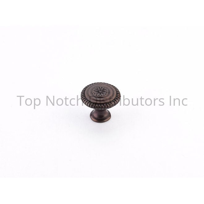 SCHAUB 968M-DAB 1-1/4" Beaded Sonata Cabinet Knob Dark Antique Bronze Sparrow Supply