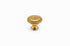 Schaub 968M-PAR 1-1/4" Beaded Sonata Cabinet Knob Paris Brass Finish Sparrow Supply