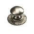 Schaub 970-SA 1-1/4" Sunburst Cabinet Knob Silver Antique Finish Sparrow Supply
