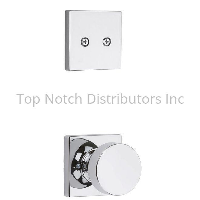 Kwikset 973PSKSQT-26 Dummy Interior Pismo Knob Trim with Square Ros... Sparrow Supply