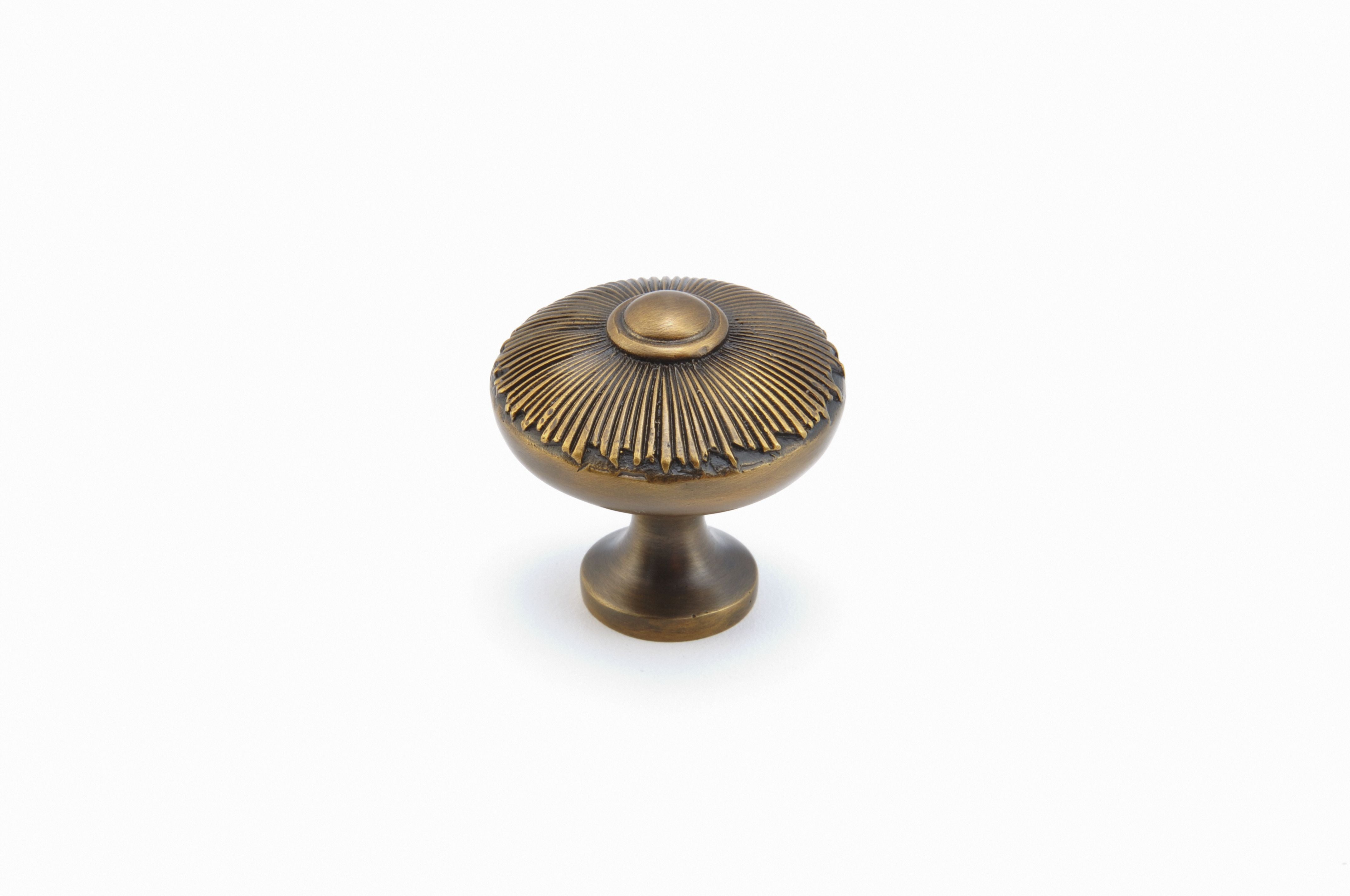 Schaub 974-ED 1-1/2" Sunburst Cabinet Knob Estate Dover Finish Sparrow Supply
