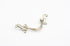 Schaub 987-WB 3-1/2" Center to Center French Court Cabinet Pull White Brass Finish Sparrow Supply