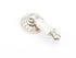 Schaub 989-MOP-PN 2-3/4" Mother of Pearl Pendant Cabinet Pull Polished Nickel Finish Sparrow Supply