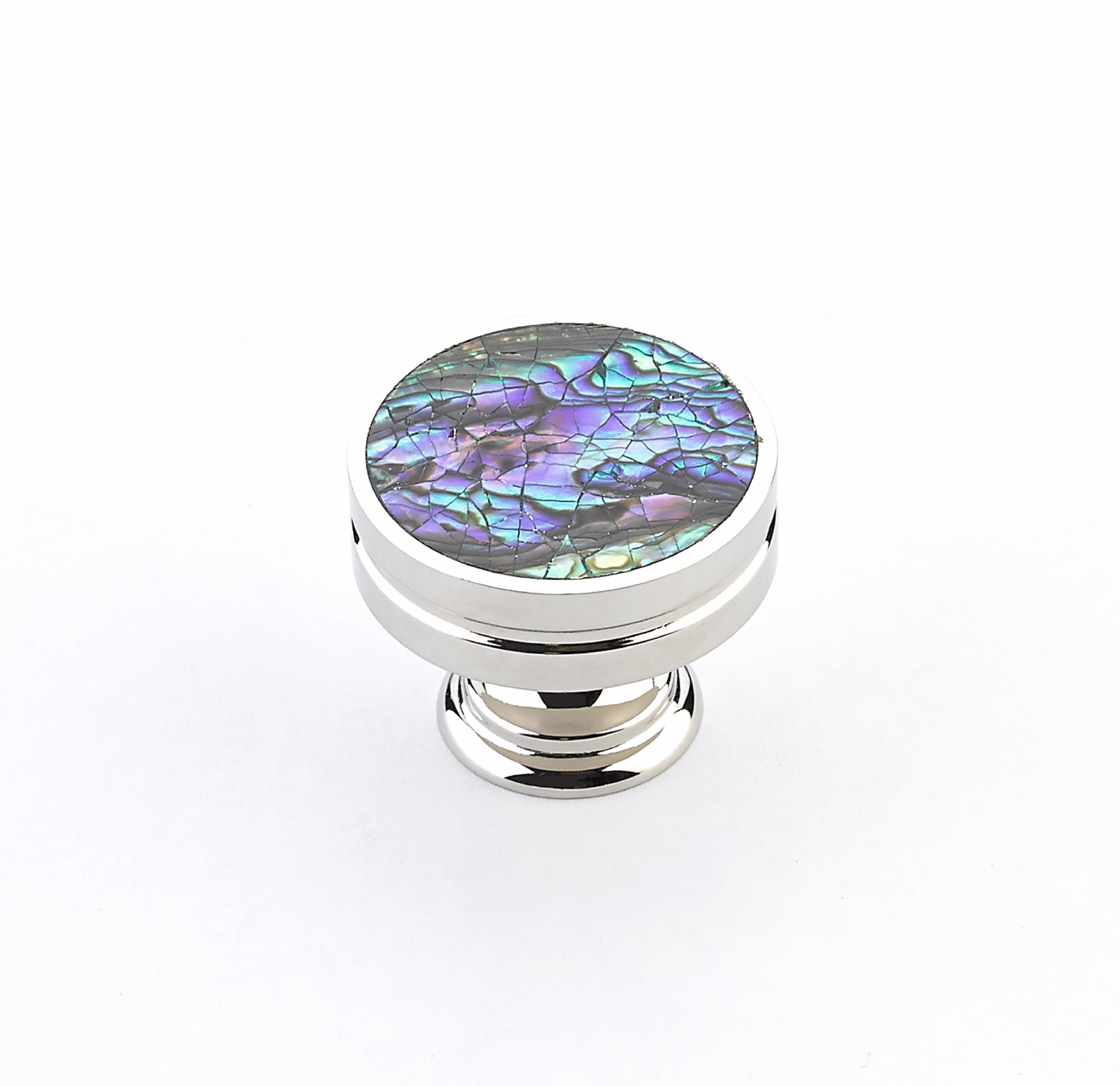 Schaub 990-IM-PN 1-3/8" Imperial Shell Cabinet Knob Polished Nickel Finish Sparrow Supply