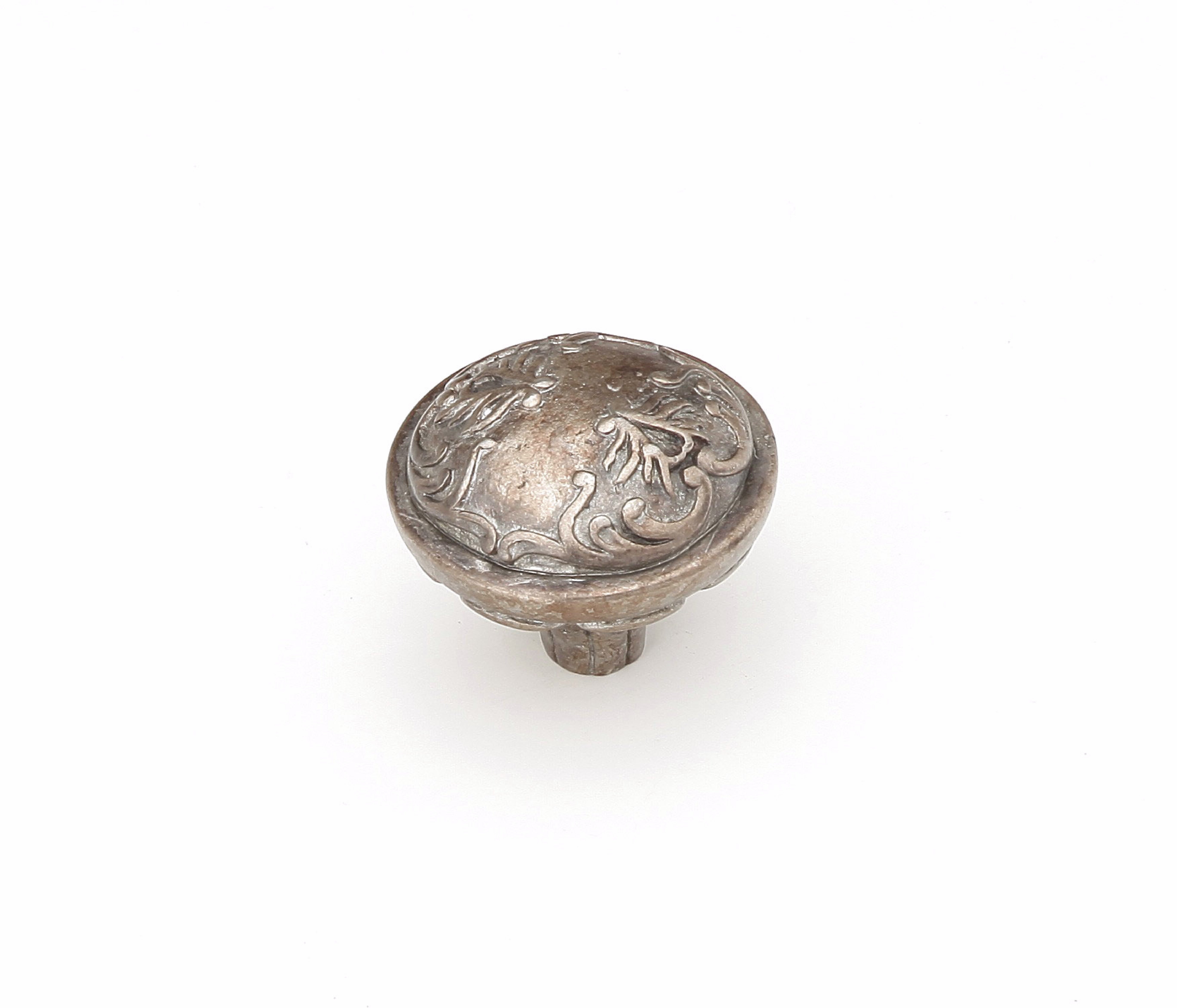 Schaub 994-MSL 1-1/4" Cantata Cabinet Knob Monticello Silver Finish Sparrow Supply