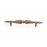 Schaub 995-MBR 5" Center to Center Symphony Cantata Cabinet Pull Monticello Brass Finish Sparrow Supply