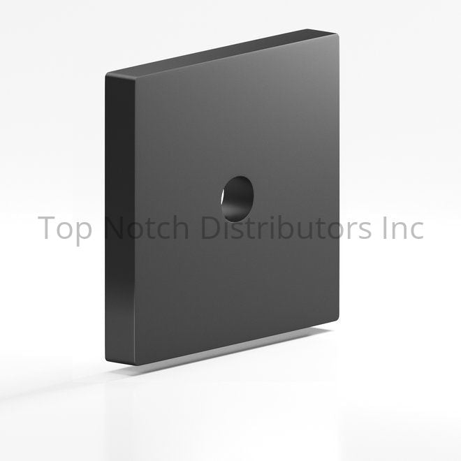 Colonial Bronze 9952MGRA 1-1/2" Square Back Plate Matte Graphite Sparrow Supply