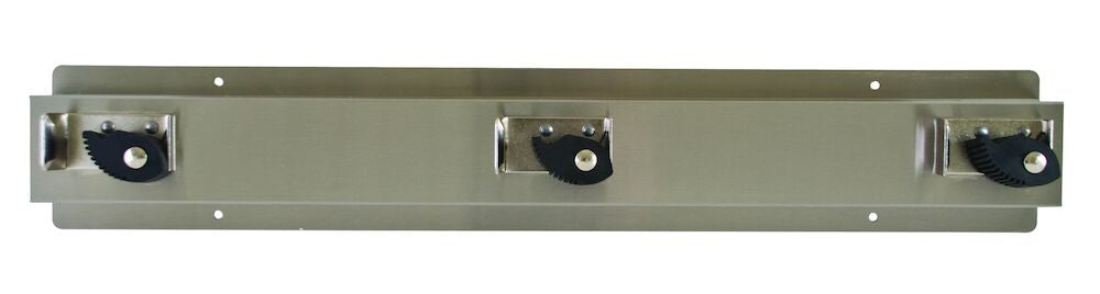 Bradley 9953-000000 Mop & Broom Holder, Stainless Steel Sparrow Supply