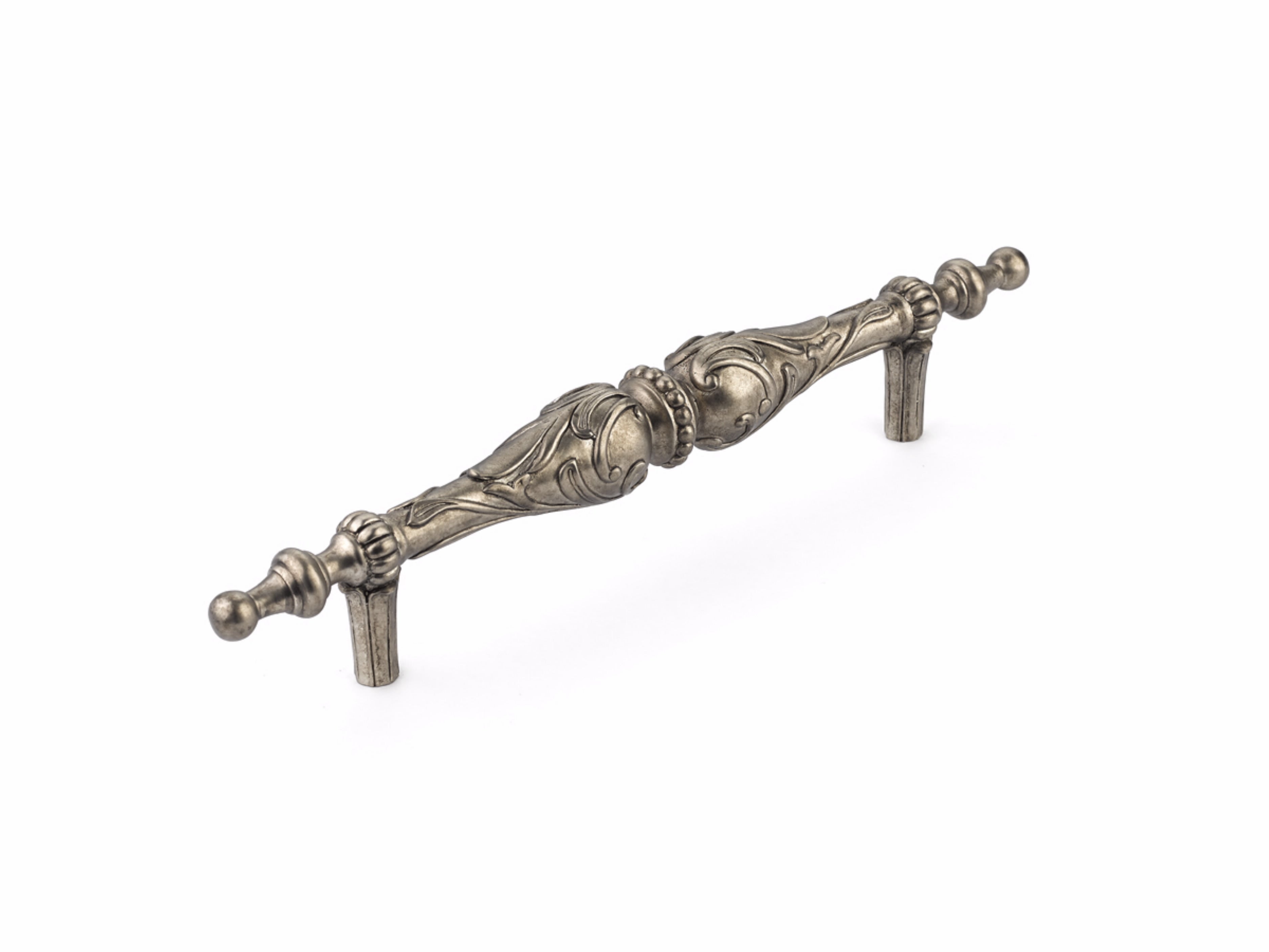 Schaub 997-MSL 8" Center to Center Symphony Cantata Cabinet Pull Monticello Silver Finish Sparrow Supply