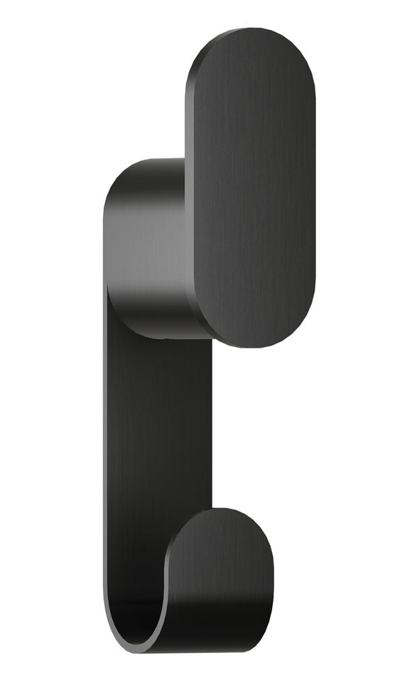 Bradley 9B1-110200-BB Robe Hook- Stainless-Surface Mtd, Double Hook Brushed Black