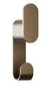 Bradley 9B1-110200-BZ Robe Hook- Stainless-Surface Mtd, Double Hook Brushed Bronze