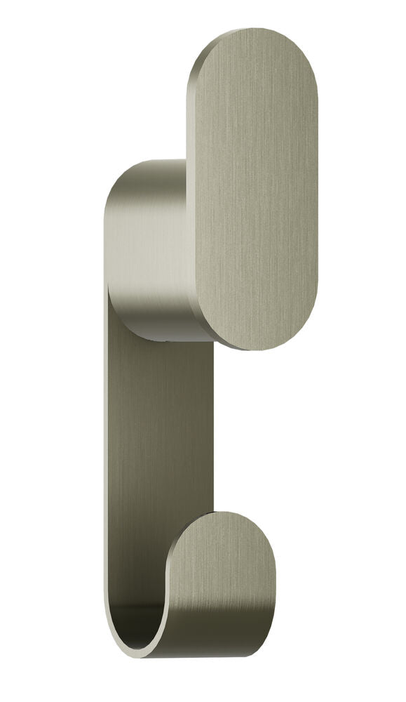 Bradley 9B1-110200-BN Robe Hook- Stainless-Surface Mtd, Double Hook Brushed Nickel