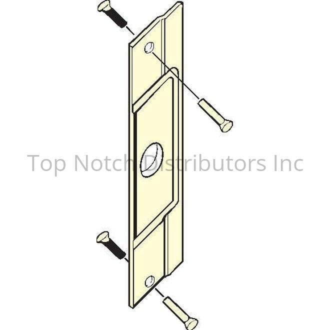 Don-Jo AL211SL 3-1/2" x 12" Latch Protector for Outswing Aluminum E... Sparrow Supply