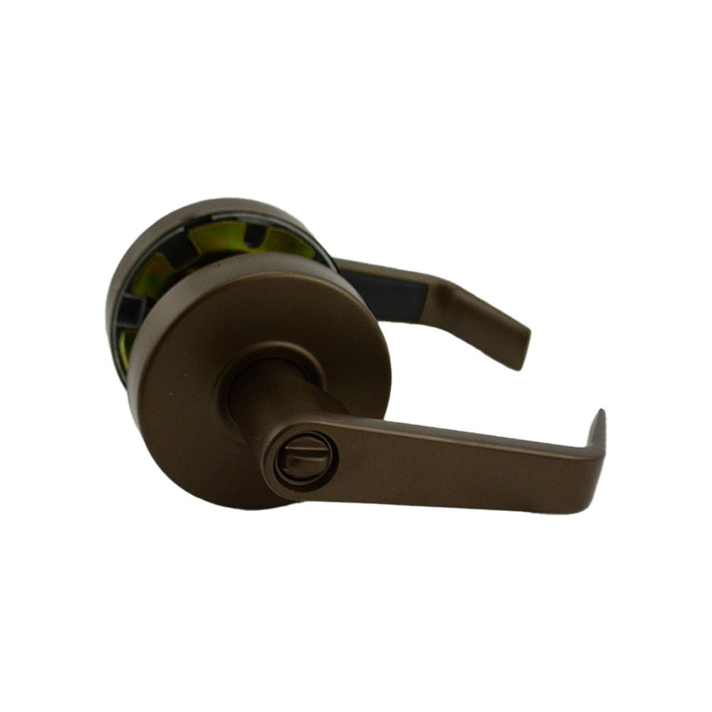 ASSA Abloy Accentra AU4607LN613ESCHC Office Entry Augusta Lever Grade 2 Cylindrical Lock with Schlage C Keyway, MCD234 Latch, and 497-114 Strike US10BE (613E) Oil Rubbed Bronze Finish Sparrow Supply