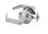 ASSA Abloy Accentra AU5407LN626LC Office Entry Augusta Lever Grade 1 Cylindrical Lock Less Cylinder, 694 Latch, and 497-114 Strike US26D (626) Satin Chrome Finish Sparrow Supply