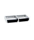 Bobrick B2740 Double Roll Toilet Tissue Dispenser without Controlled Delivery Satin Stainless Steel Finish Sparrow Supply