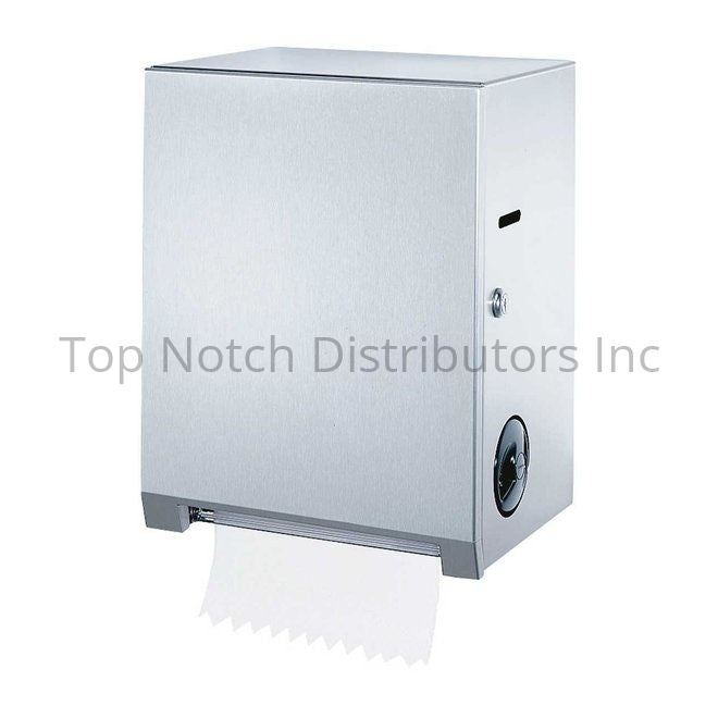 Bobrick B2860 Touch Free Pull Surface Mounted Roll Paper Towel Disp... Sparrow Supply