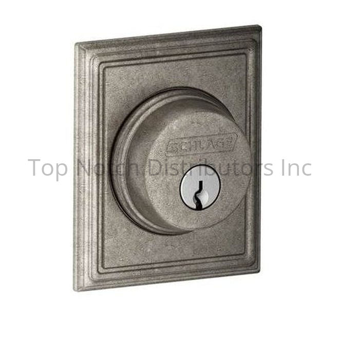 Schlage Residential B60ADD621 Addison Single Cylinder Deadbolt C Ke... Sparrow Supply