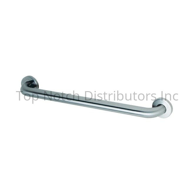 Bobrick B680648 48" x 1-1/2" Diameter Straight Grab Bar Satin Stain... Sparrow Supply