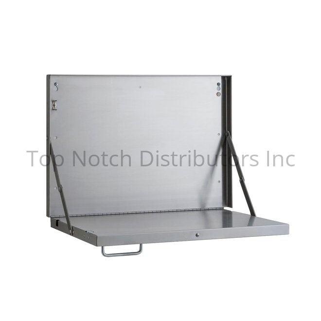 Bobrick B7816 Changing Station / Shelf Satin Stainless Steel Sparrow Supply