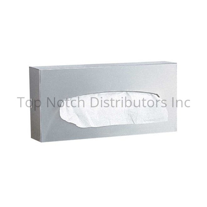 Bobrick B8397 Surface Mounted Tissue Dispenser Satin Stainless Steel Sparrow Supply