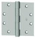 Hager BB119141232DNRP 4-1/2" x 4-1/2" Full Mortise Standard Weight Ball Bearing Hinge Non Removable Pin Satin Stainless Steel Finish Sparrow Supply