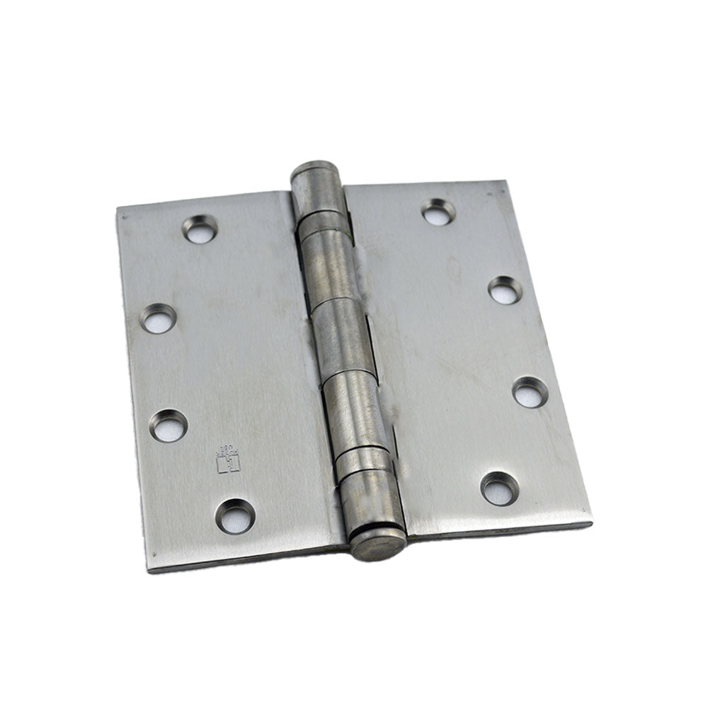 Hager BB1191532DEA 5" x 5" Full Mortise Standard Weight Ball Bearing Hinge Satin Stainless Steel Finish Sparrow Supply