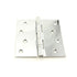 Hager BB1741426EA 4" x 4" Square Corner Ball Bearing Full Mortise Residential Weight Hinge Bright Chrome Finish Sparrow Supply