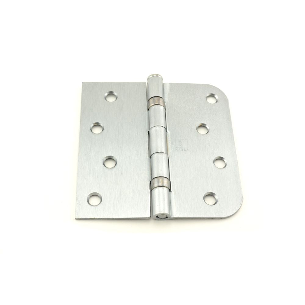 Hager BB1816426DEA 4" x 4" Right Hand Square by 5/8” Radius Full Mortise Residential Weight Ball Bearing Hinge Satin Chrome Finish Sparrow Supply
