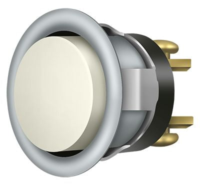 Deltana BBC20-REPLU26D Replacement Bell Button; Satin Chrome Finish