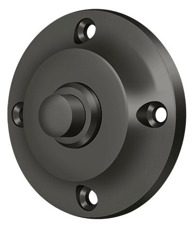 Deltana BBR213U10B Bell Button; Round Contemporary; Oil Rubbed Bronze Finish